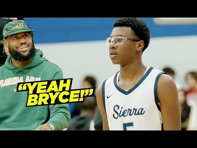 Video: LeBron James' Son Bryce James Debuts In A Varsity Game