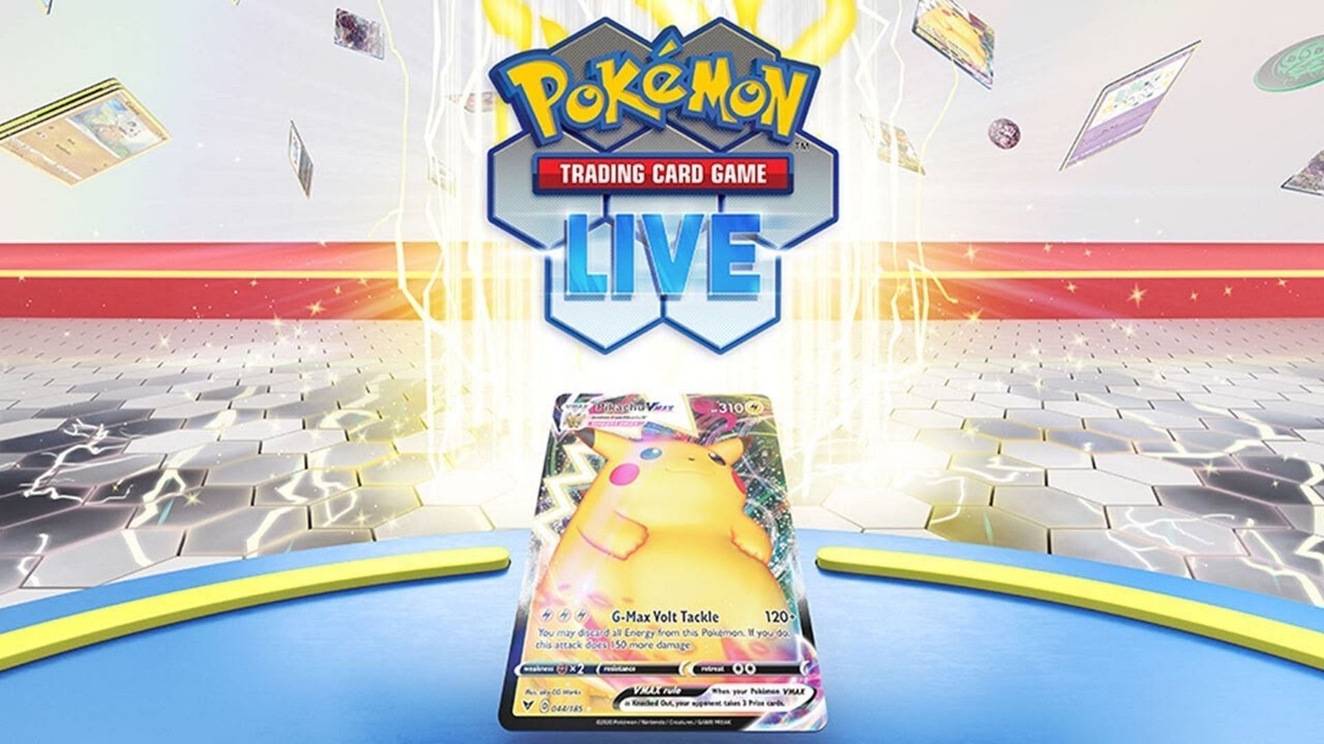 The official thumbnail for the global release for Pokemon Trading Card Game Live (Image via The Pokemon Company)
