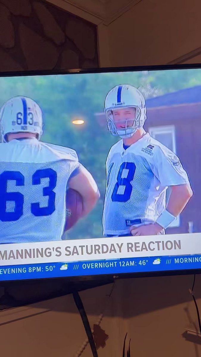 Peyton Manning shares his reaction to Jeff Saturday hire