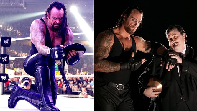 Which match did The Undertaker make his WWE debut in? (and who won?)