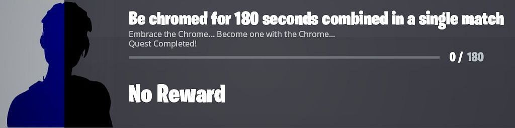 Be chromed for 180 seconds combined in a single match to earn 20,000 XP (Image via Twitter/iFireMonkey)