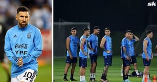 Argentina handed Lionel Messi fitness boost as he joins teammates after special gym session despite missing start of training before FIFA World Cup opener - Reports