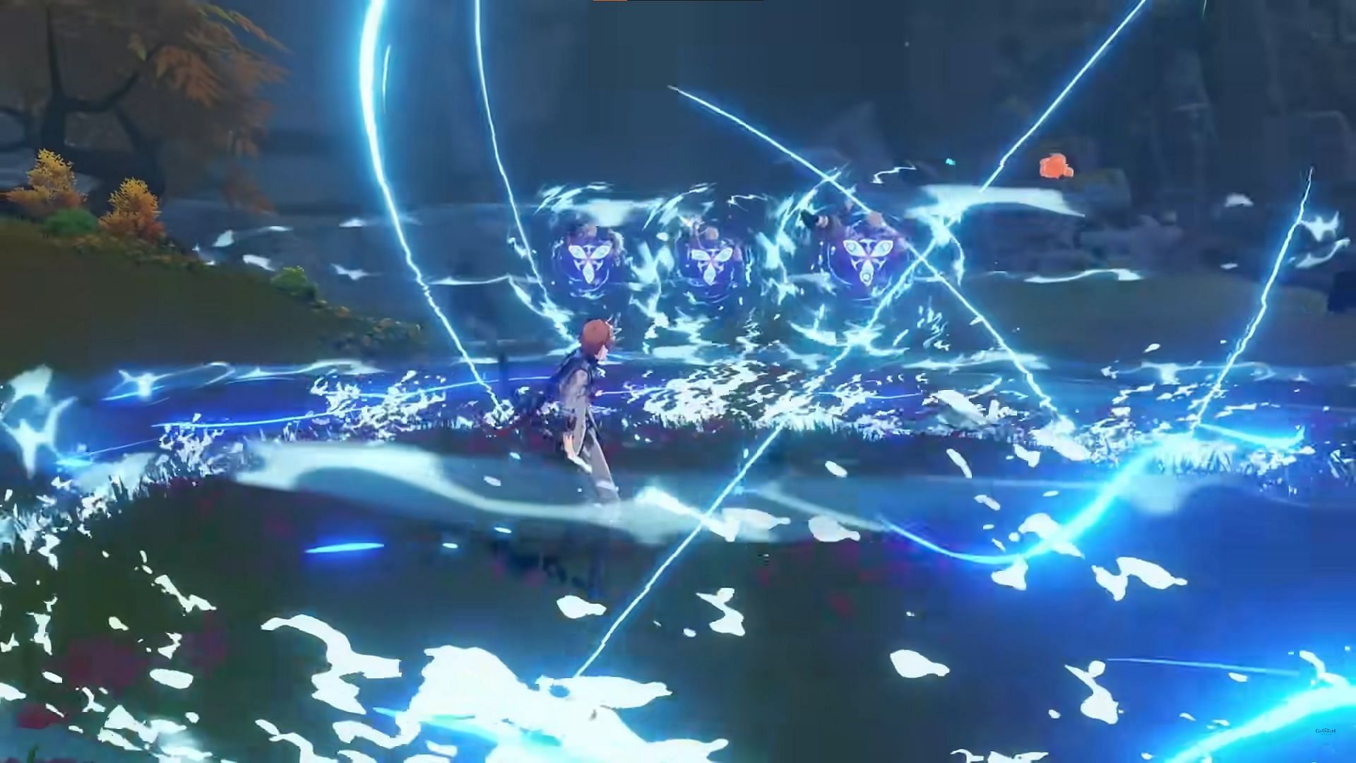 Elemental Burst in the ranged stance (Image via HoYoverse)