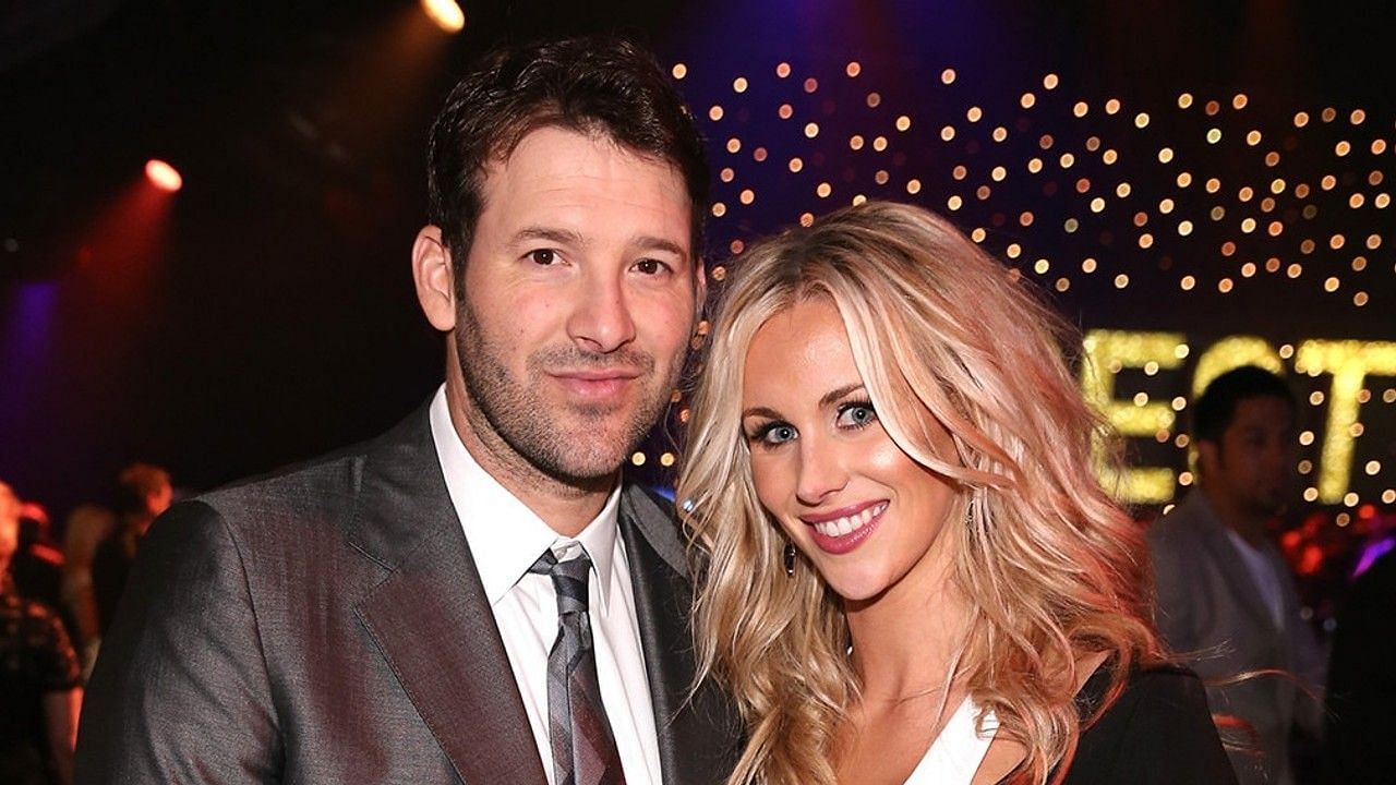 Tony Romo and his wife Candace. 