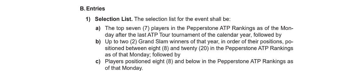 Screen grab from ATP&#039;s official rule book