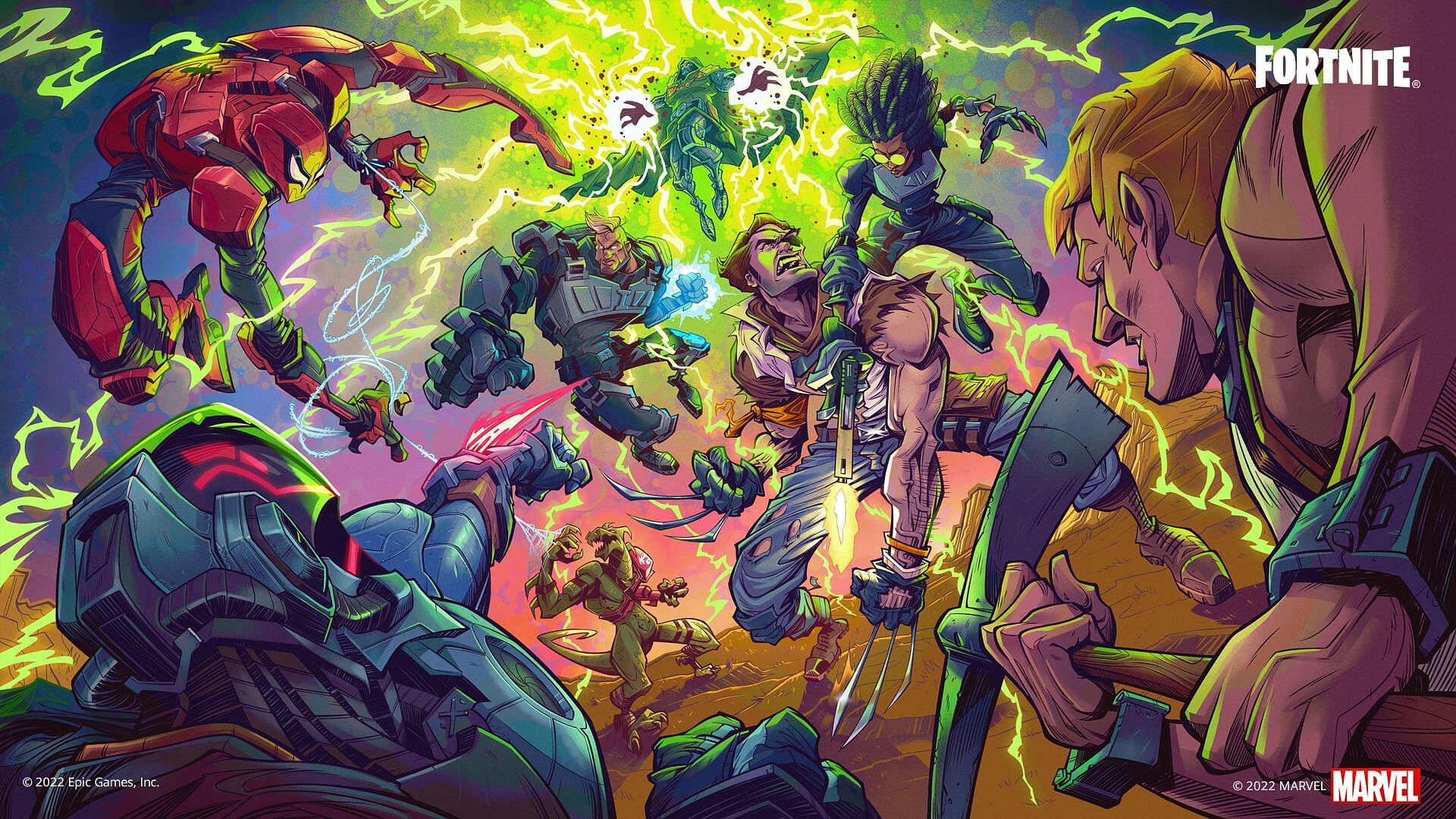 Bandes dessinées Fortnite x Marvel Zero War (Image via Epic Games)