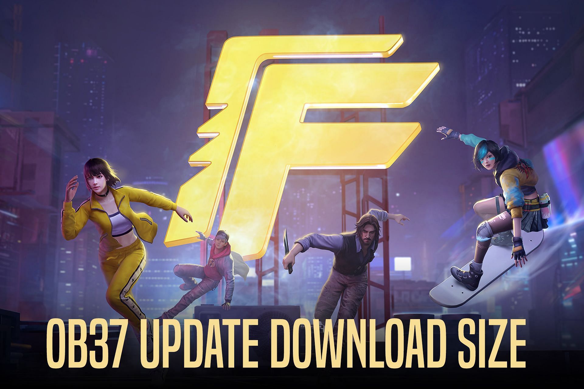 Free Fire OB37 update download size for Android and iOS (MAX version)