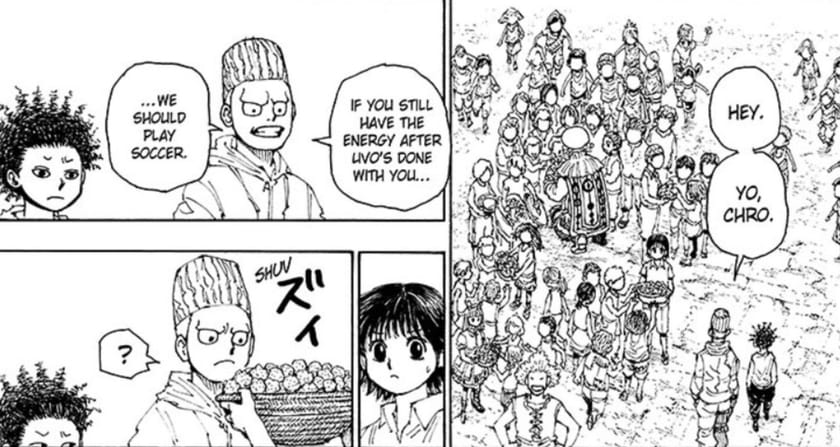 Hunter x Hunter chapter 396: Phantom Troupe's origins unveiled, Sarasa