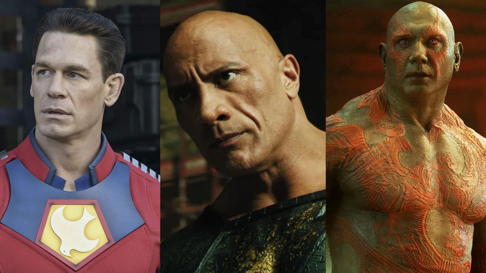 John Cena, The Rock and Batista are all huge Hollywood Stars.