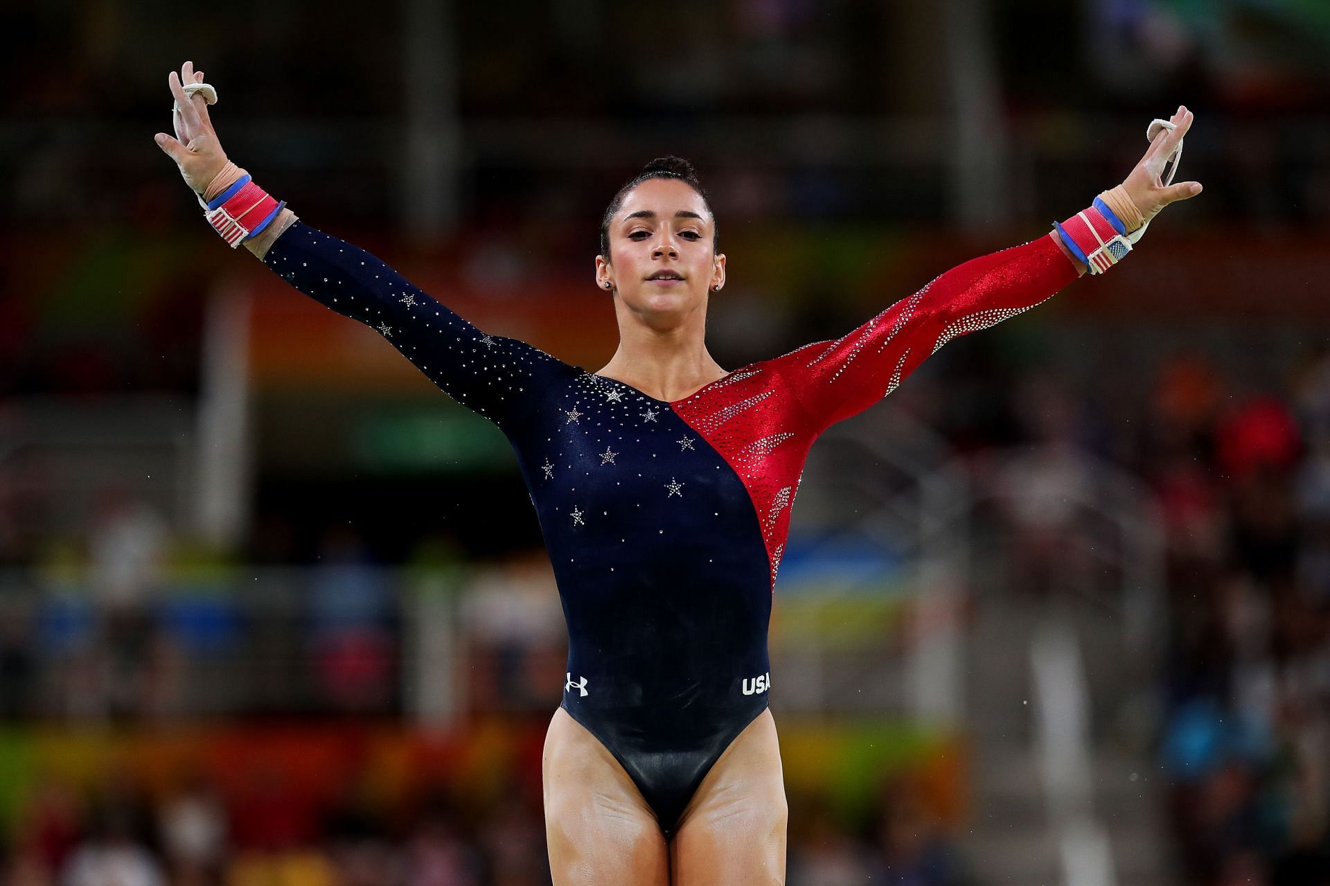 Aly Raisman during the Rio Olympics