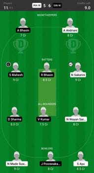 Indonesia Women vs Singapore Women Fantasy suggestion #1