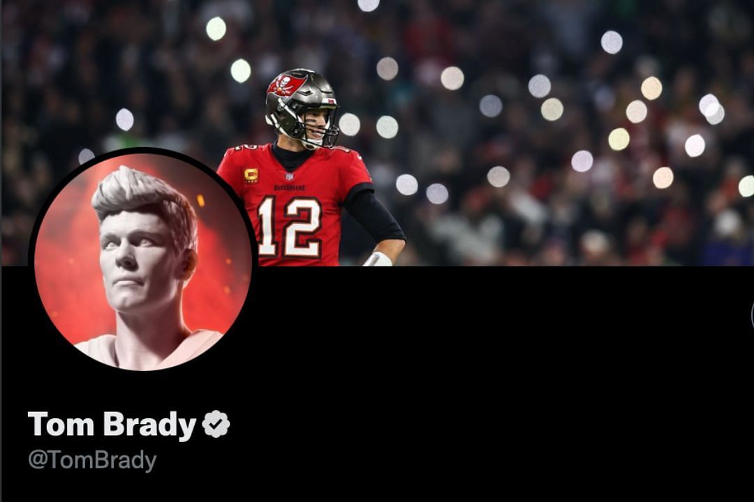 A look at Brady&#039;s new Twitter profile. Source: @TomBrady (Twitter)