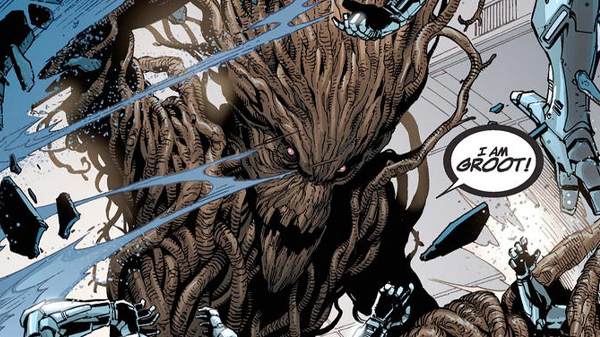 Groot on Planet X (Image via Marvel)