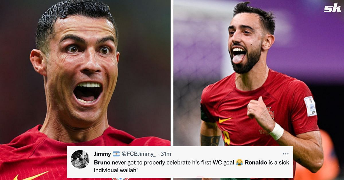 World Cup 2022: How did Cristiano Ronaldo react when FIFA awarded his goal  to Bruno Fernandes?