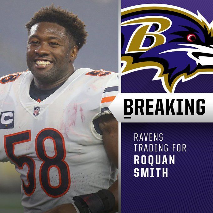 Bears trade LB Roquan Smith to Ravens for multiple picks, LB A.J. Klein