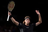 Tsitsipas at the Paris Masters