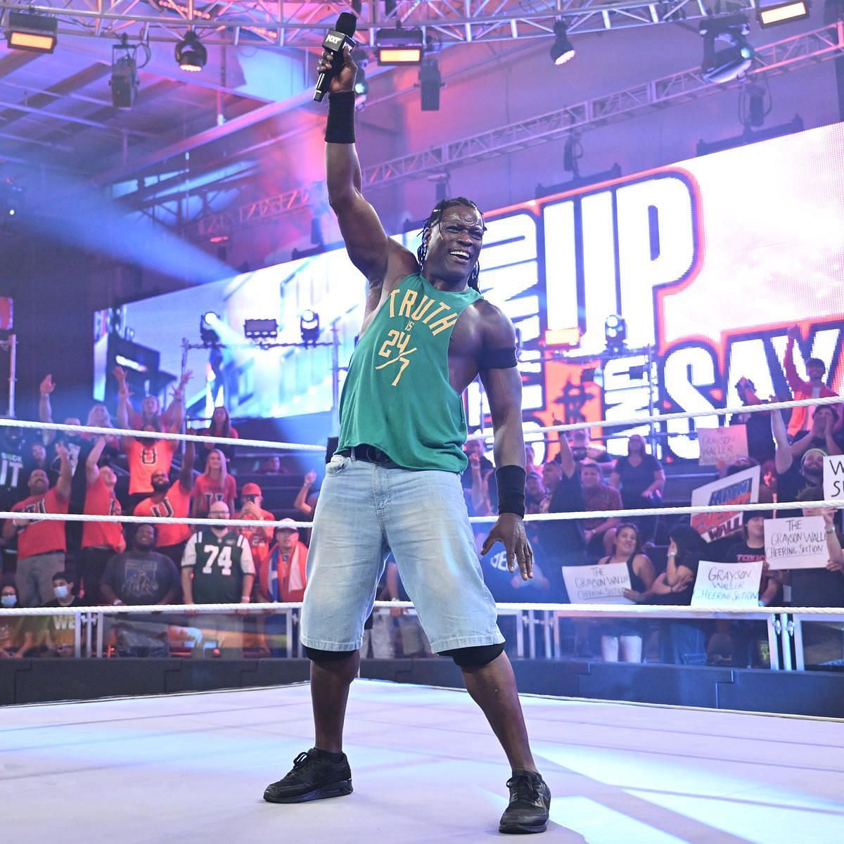 R-Truth is currently dealing with a lower leg injury.