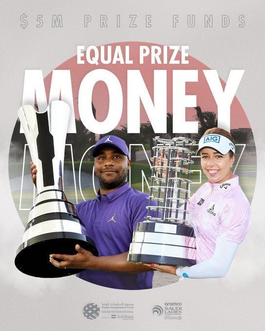 Aramco Saudi Ladies International increases purse to match men's prize