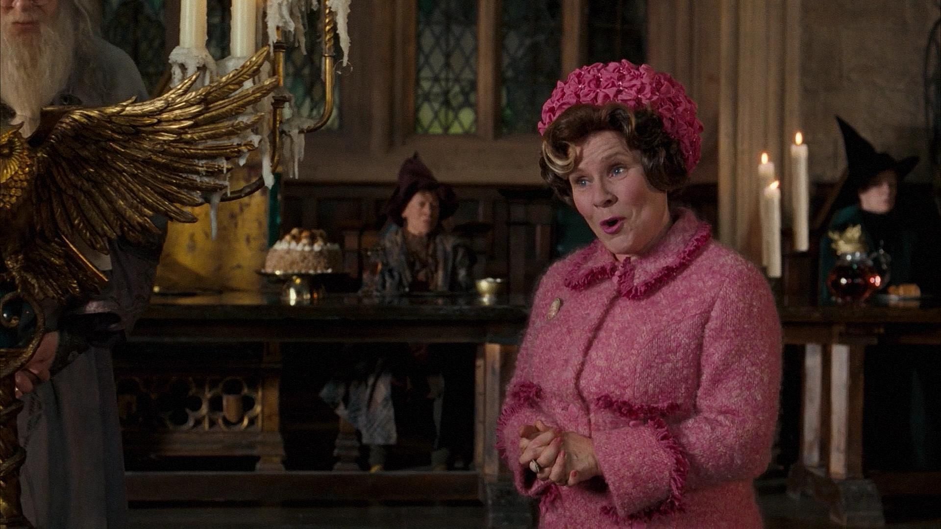 A still of Imelda Staunton in Harry Potter and the Order of the Phoenix (Image Via IMDb)