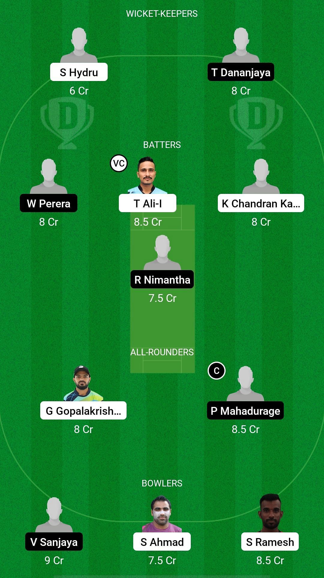 COL vs SRL Dream11 Prediction - CBFS T10 League