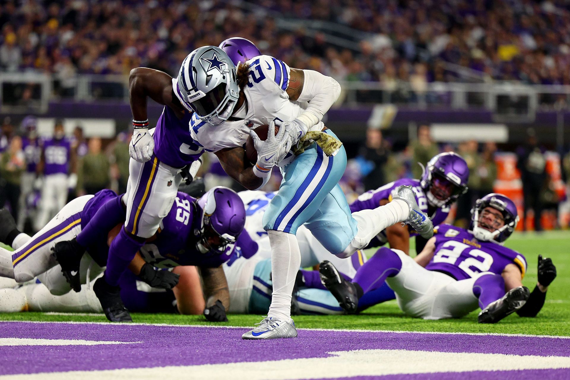 Why did CBS switch the Cowboys vs. Vikings NFL game last night?