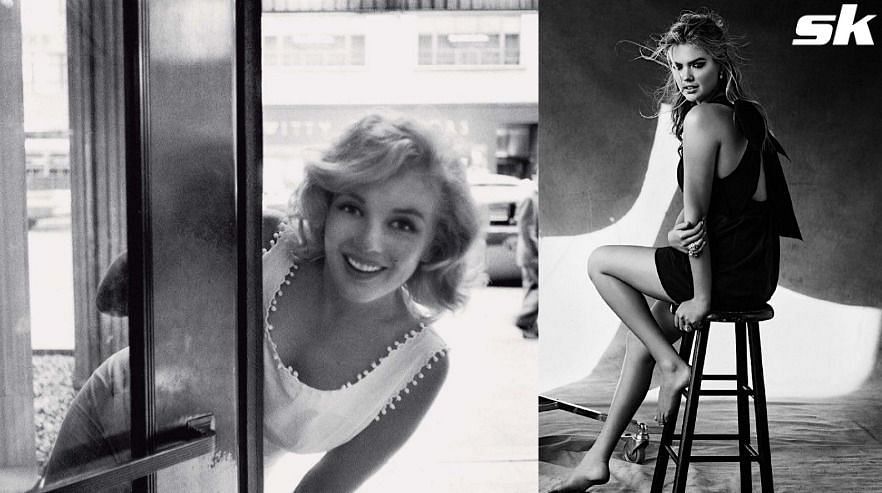 Kate Upton and Marilyn Monroe, sourced via Instagram 