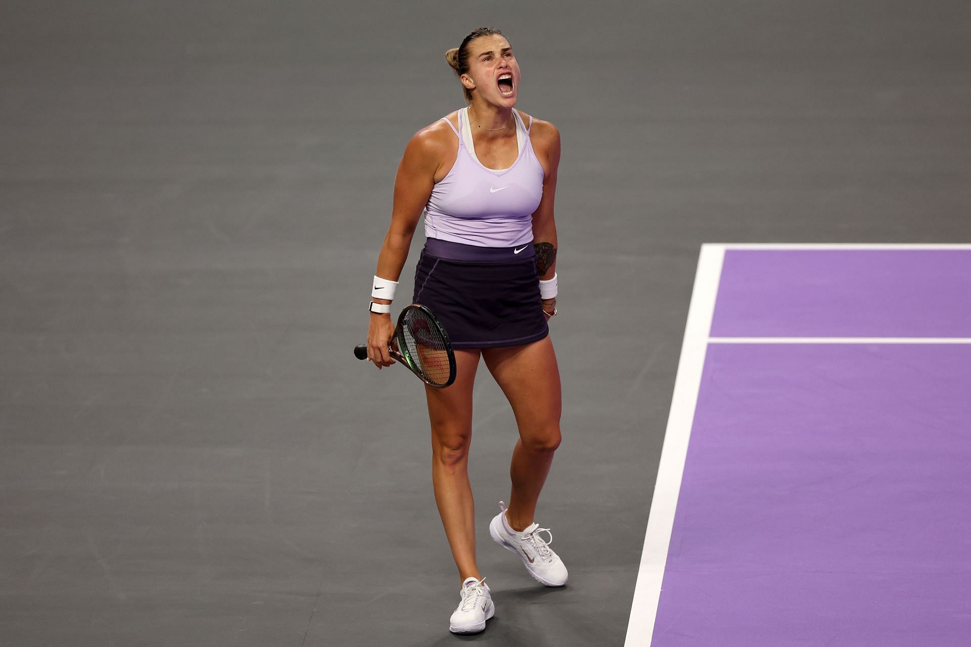 Aryna Sabalenka at the 2022 WTA Finals.