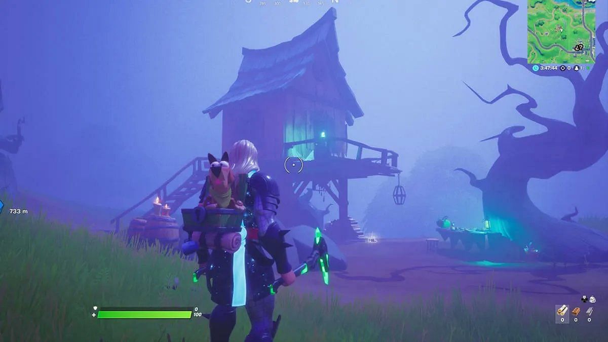 Fortnitemares 2020 had the island covered with spooky decor (Image via Cyno_oArmando/Twitter)
