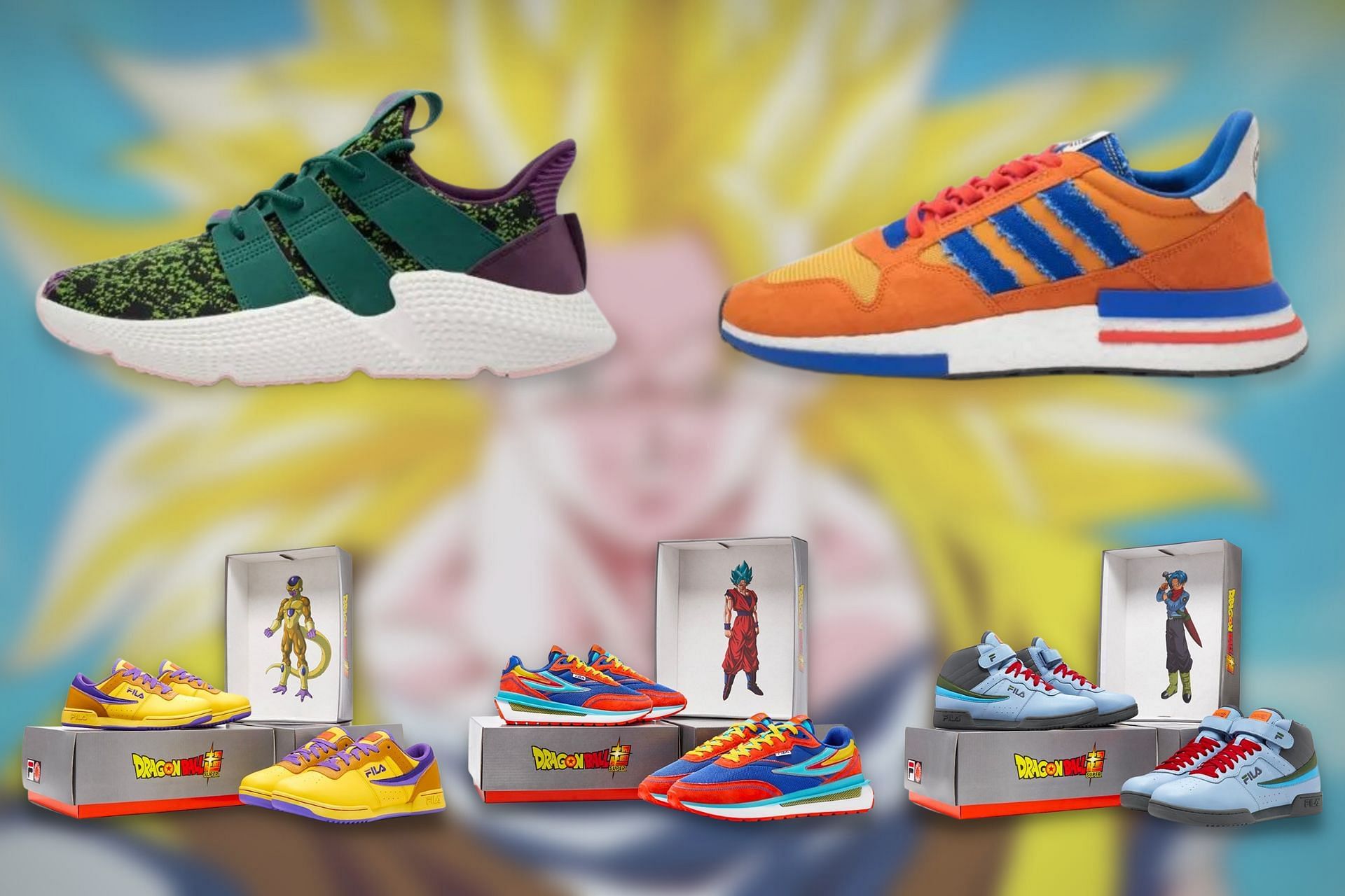 Best Dragon Ball Z sneakers you can look out for (Image via Sportskeeda)
