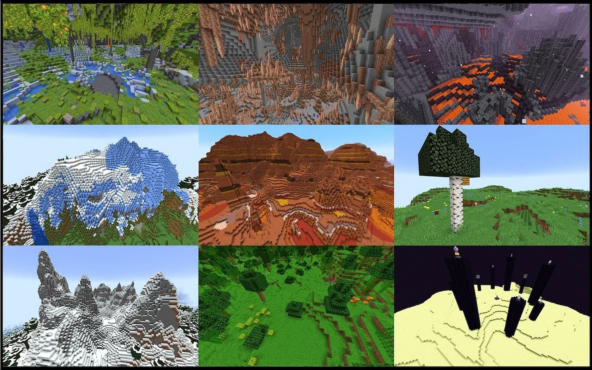 Caves have some interesting biomes in Minecraft (Image via YouTube/MaxStuff)