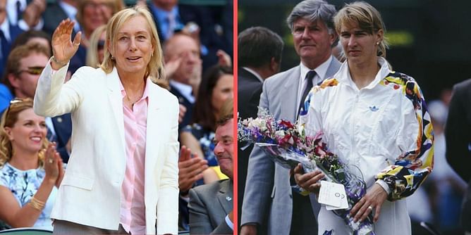 "It's going to be like Steffi and the Seven Dwarfs" - When Martina Navratilova made a big Steffi Graf claim regarding Wimbledon after her singles retirement