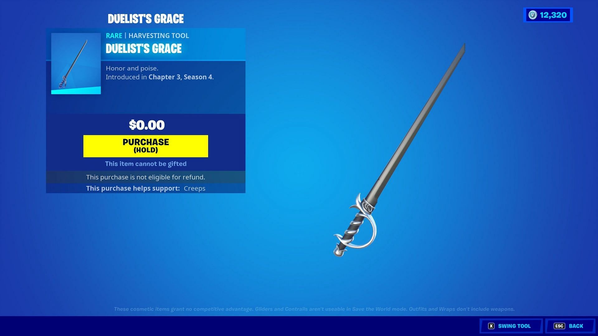 Fortnite How to redeem the Duelist's Grace pickaxe for free