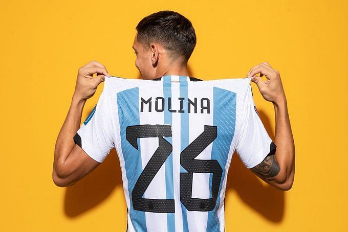 Nahuel Molina 26 Argentina National Team 2022-23 Qatar World Cup