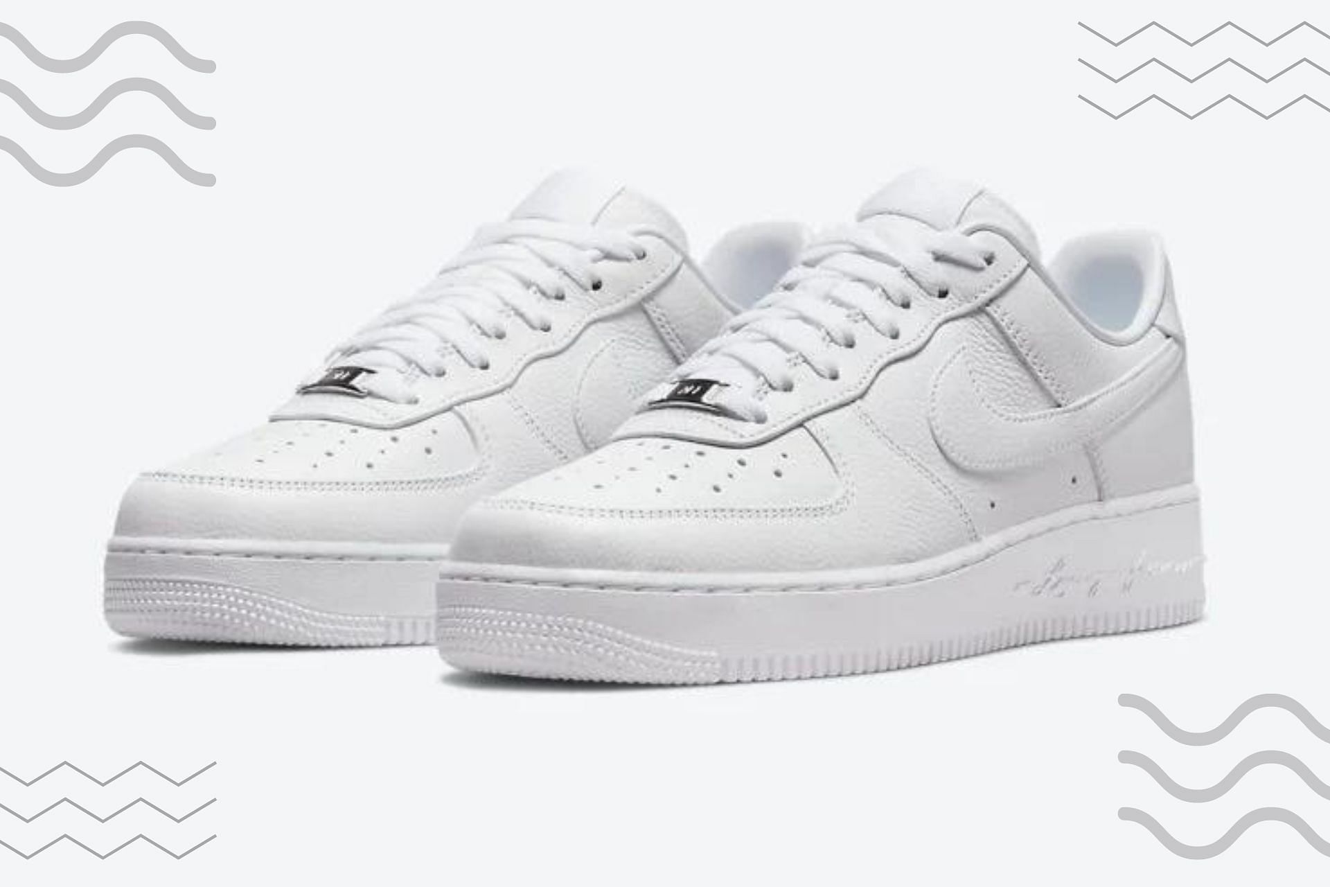 Nike air force 1 low white. Nocta x Nike Air Force 1 Low “certified lover boy”.