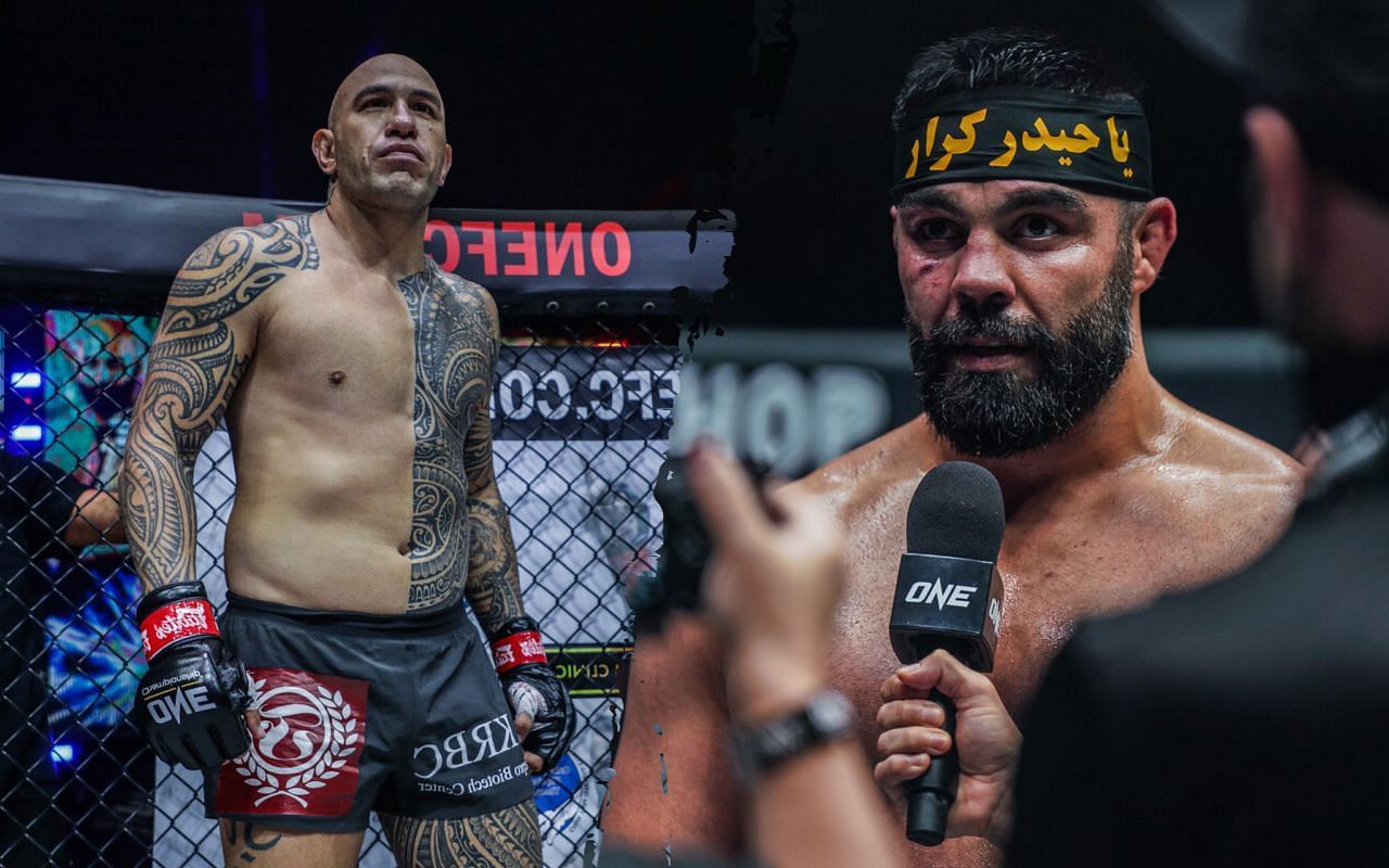 [Photo Credit: ONE Championship] Brandon Vera, Amir Aliakbari