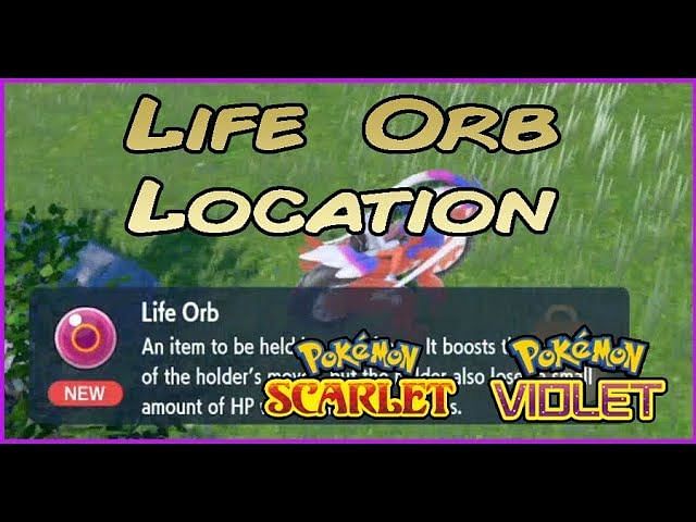 How To Obtain A Life Orb In Pokemon Scarlet And Violet