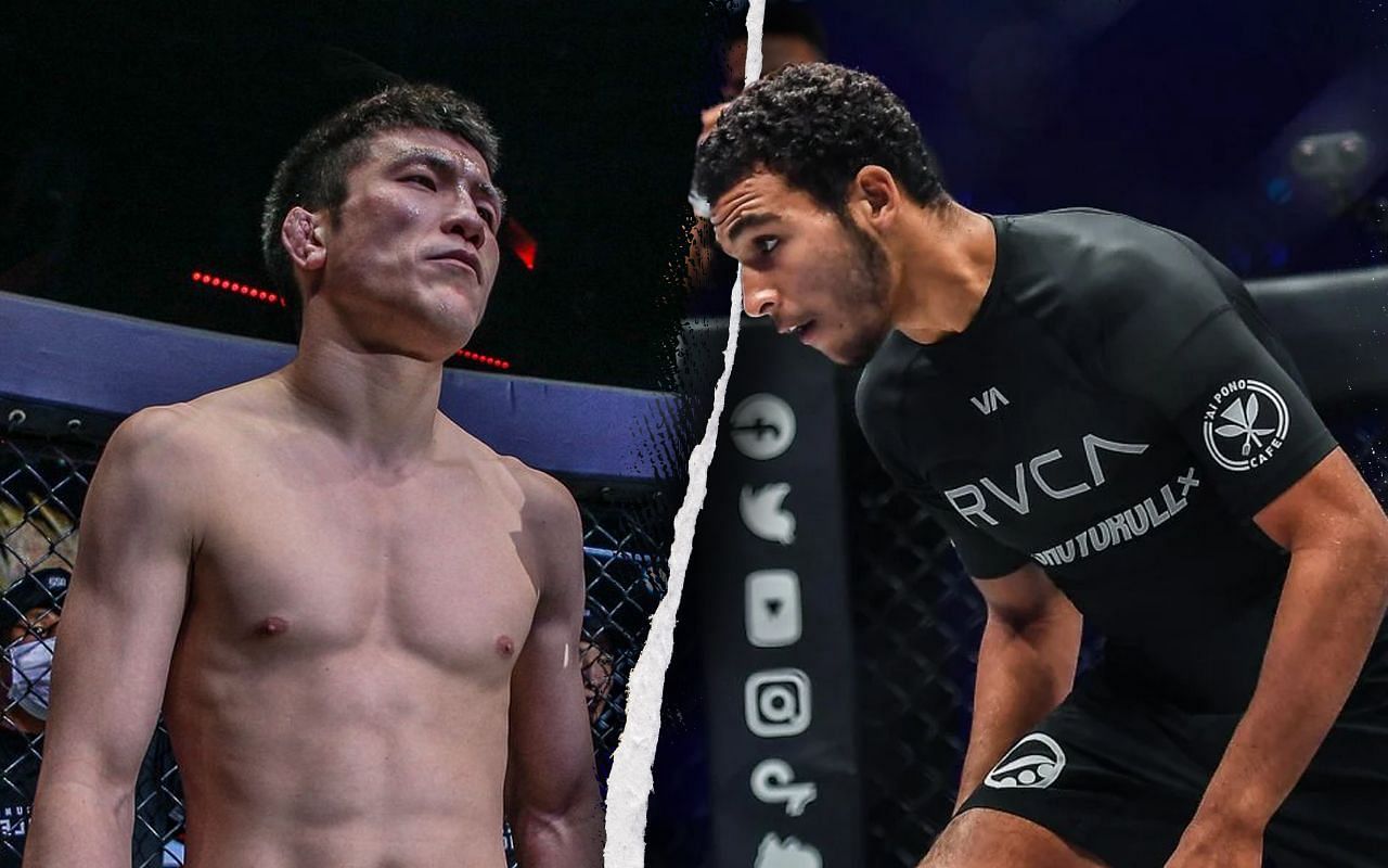 (left) Shinya Aoki and (right) Tye Ruotolo [Credit: ONE Championship]