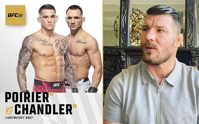 "He probably possesses the harder one punch power" - Michael Bisping weighs in on the upcoming fight between Michael Chandler and Dustin Poirier