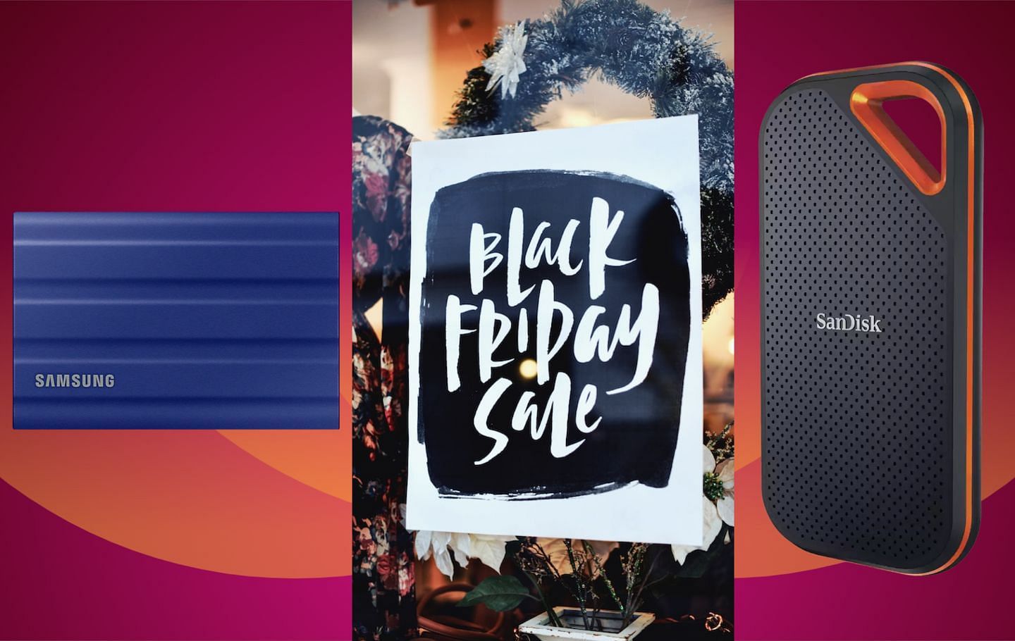 Here are the top SSD deals one can grab this Black Friday (Image via Samsung/SanDisk/Unsplash)