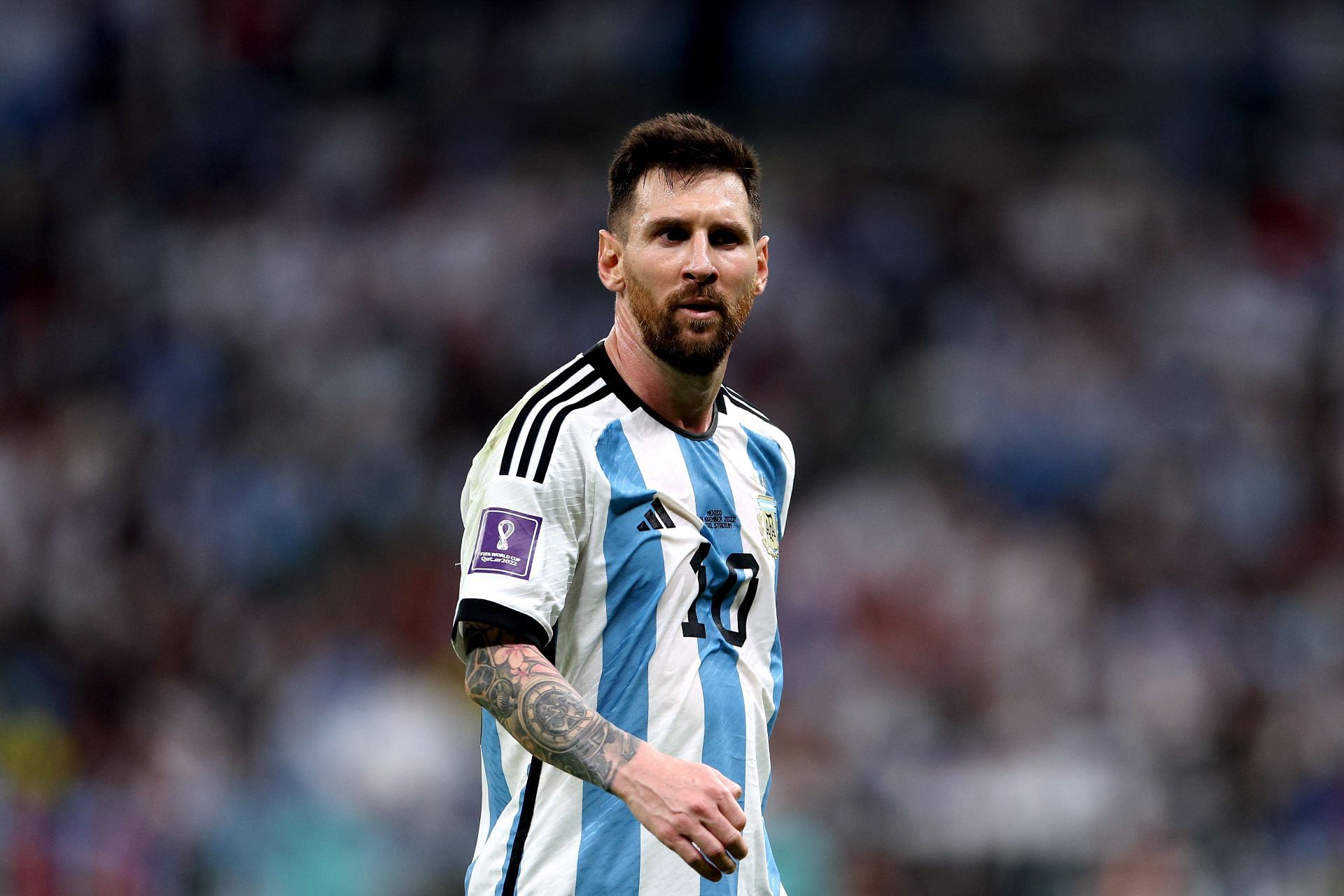Lionel Messi has scored twice in as many games in the World Cup this year.