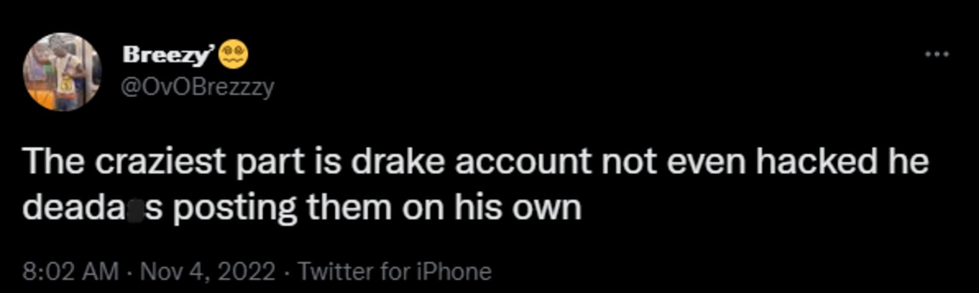 Drake insta story hentai