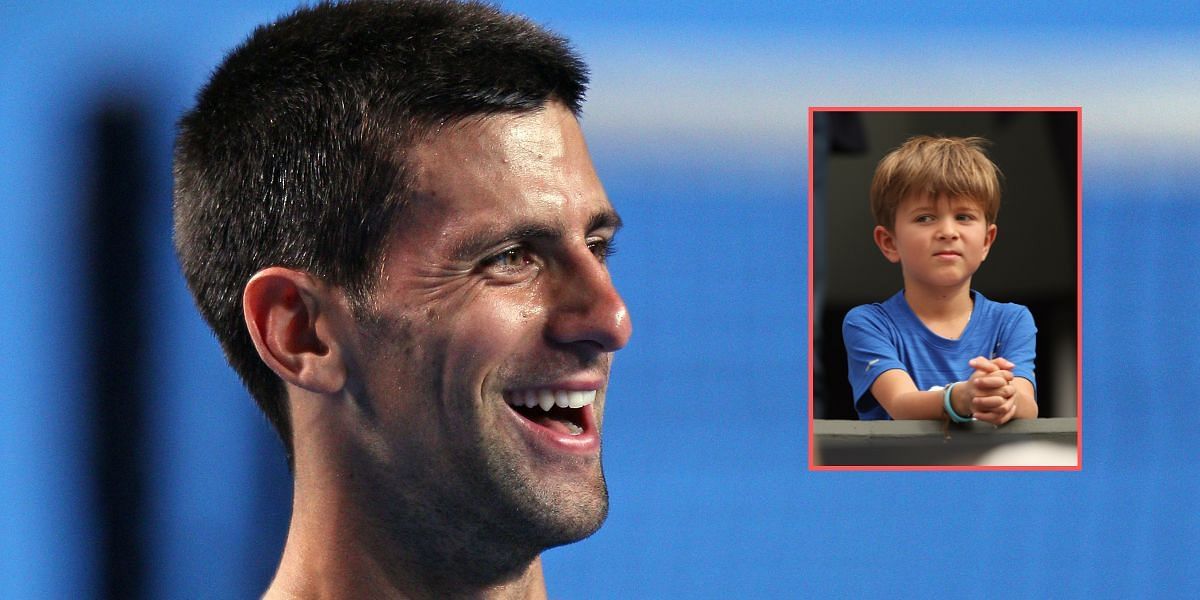 It appears that Stefan Djokovic (right) is a spitting image of his father Novak (left) not just on the court but on the dancefloor as well.