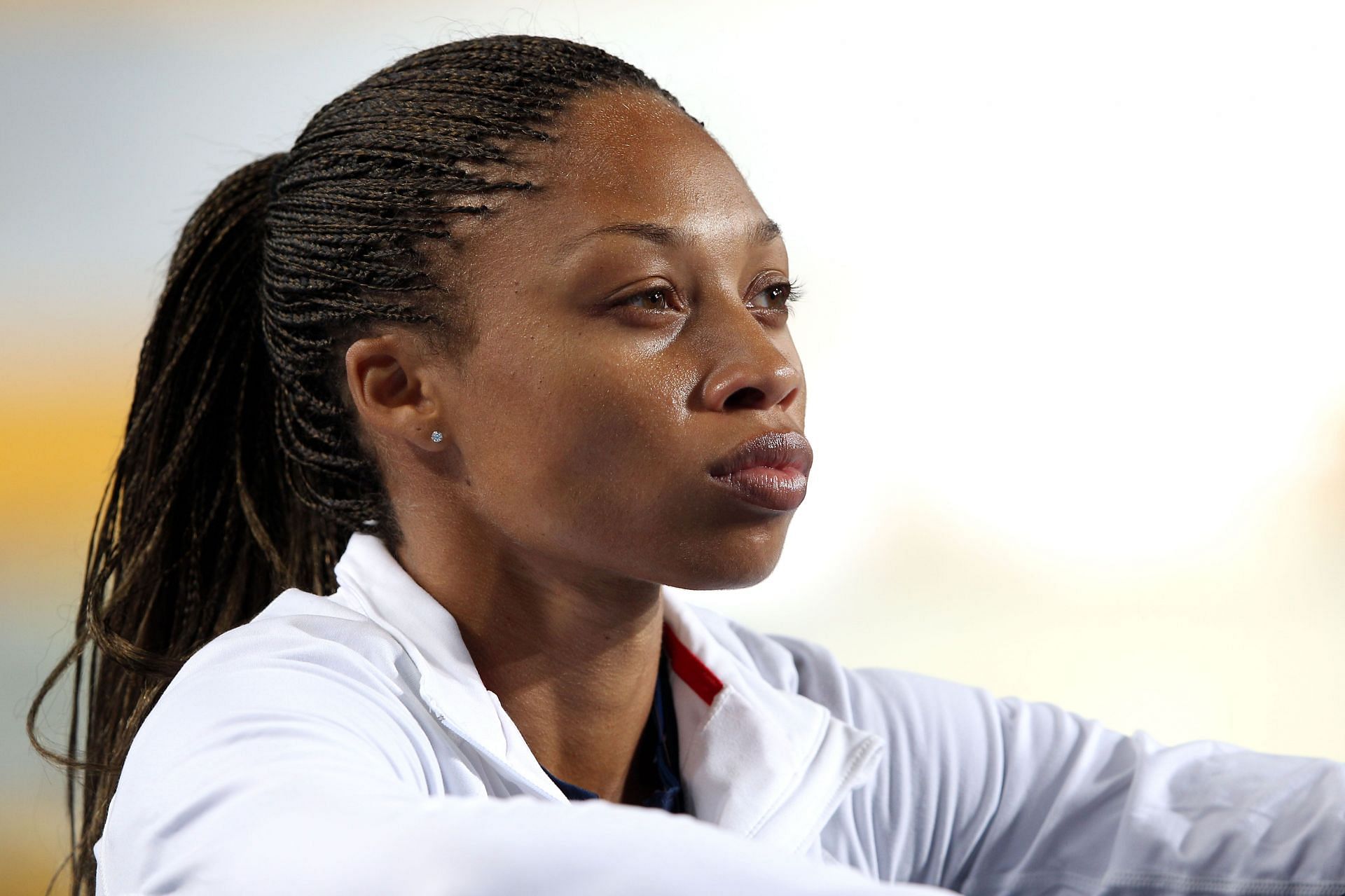 Felix at the 13th IAAF World Athletics Championships, 2011 (Image via Getty)