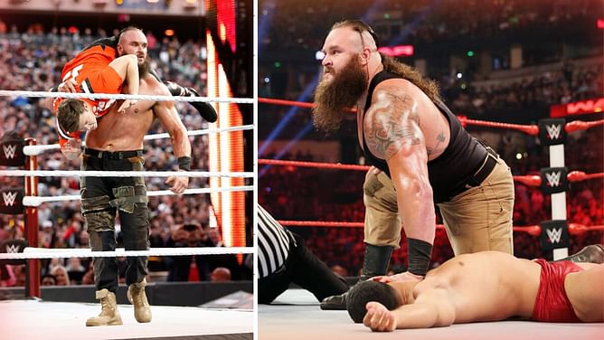 Braun Strowman destroys five different superstars and a WWE manager ahead of Crown Jewel