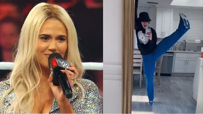 Lana (aka CJ Perry) reacts to potentially moving in with 28-year-old WWE star