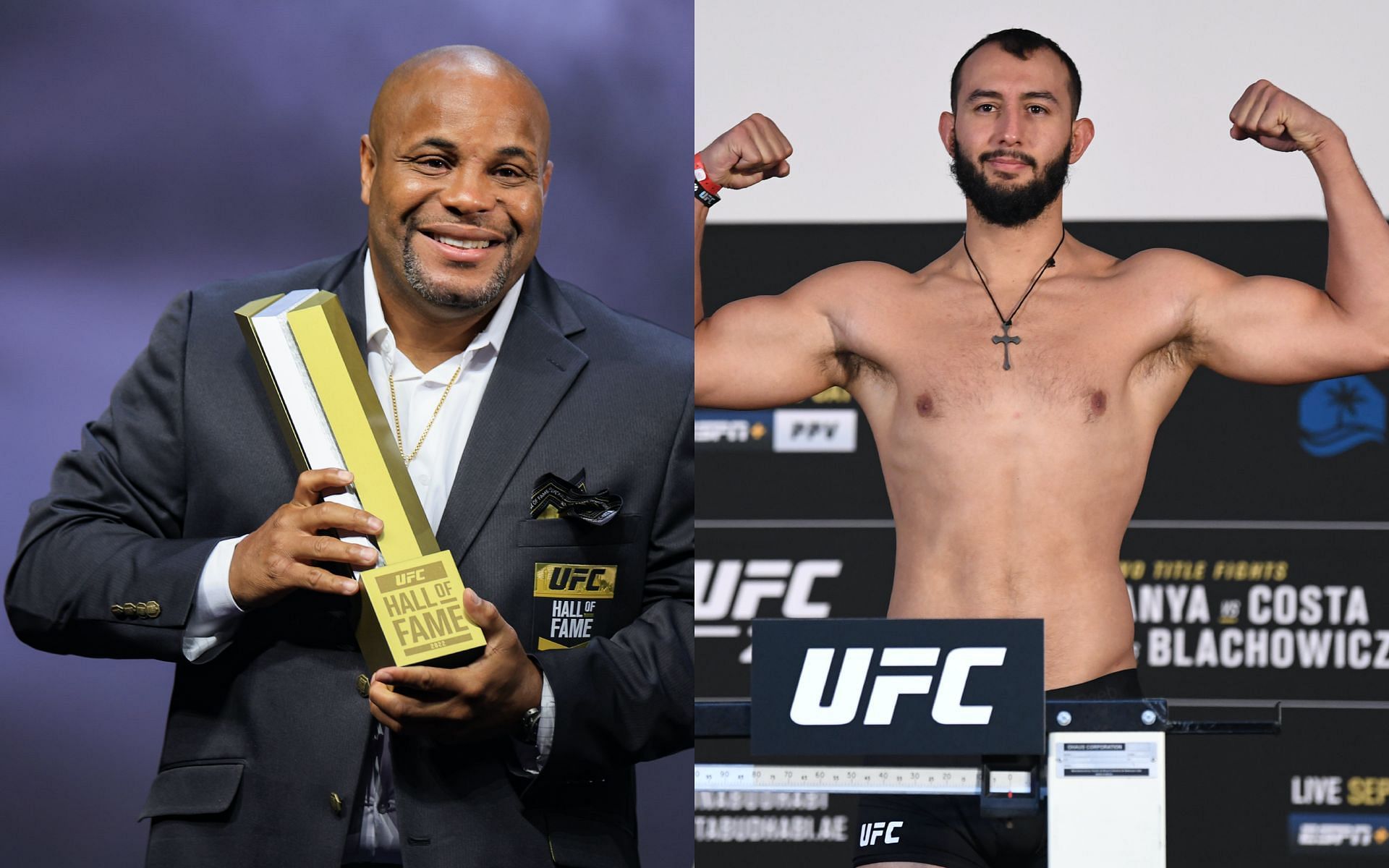 Daniel Cormier (left) and Dominick Reyes (right) [Image Courtesy: Getty Images] 