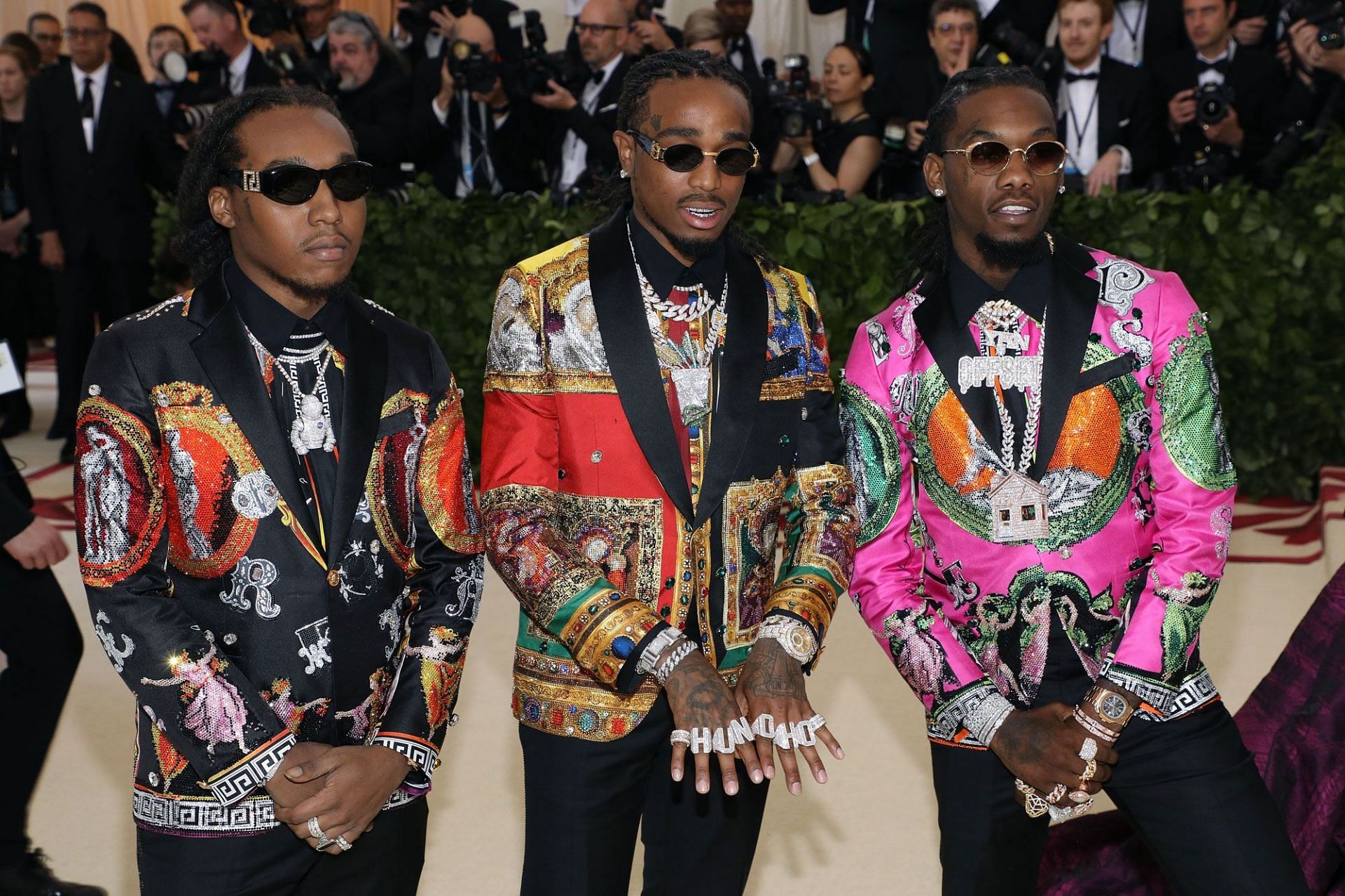 Migos at the 2018 MET Gala (Image via Getty/unknown)