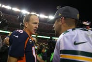Manning and Rodgers at Mile High