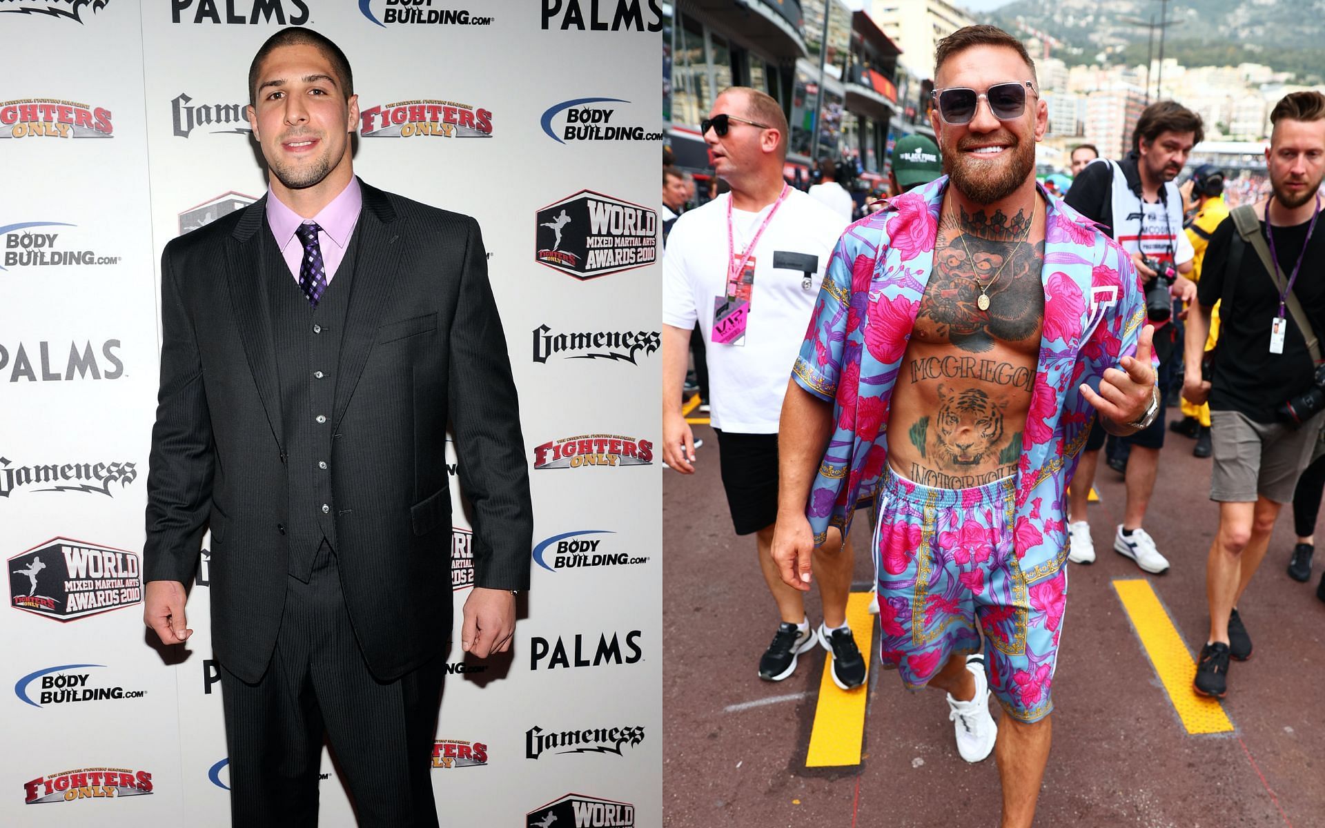 Brendan Schaub (left) and Conor McGregor (right) [Image Courtesy: Getty Images]