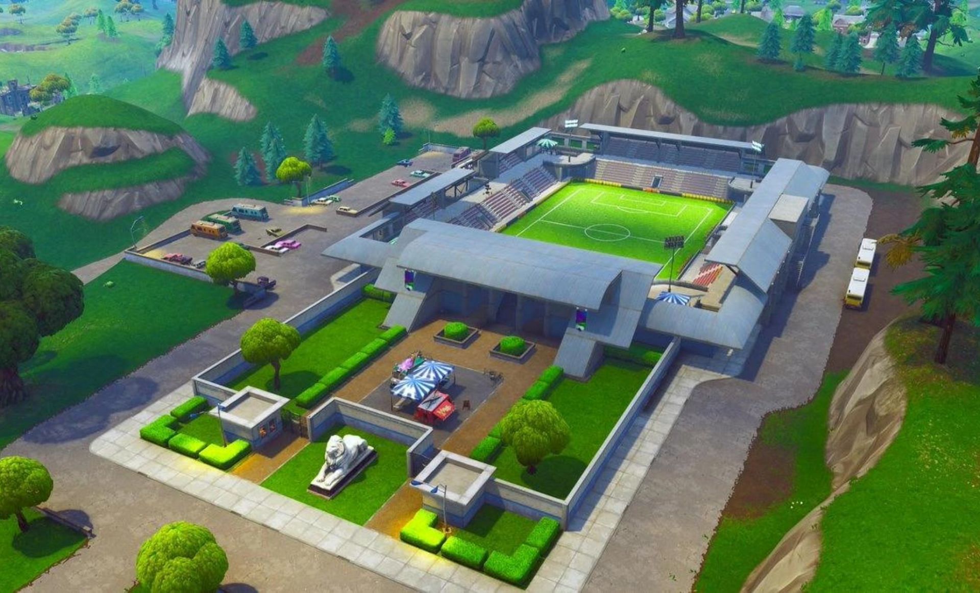A stadium of some kind could be coming soon (Image via Fortnite Wiki)